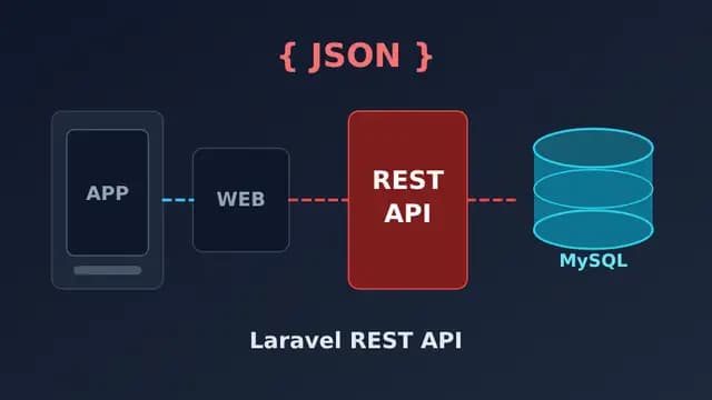 تطوير واجهات REST API احترافية بـ Laravel (مصادقة، صلاحيات، توثيق)